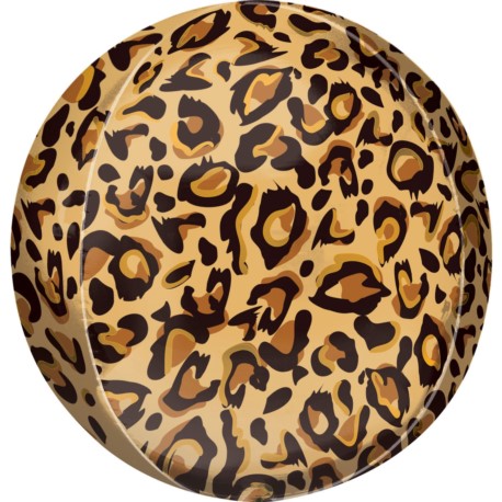 Balon foliowy Orbz Leopard 38cm x 40cm