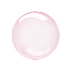 Balon Clearz Petite  Crystal Dark Pink 1szt.