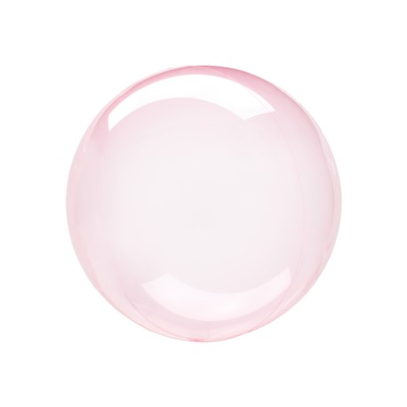 Balon Clearz Petite  Crystal Dark Pink 1szt.