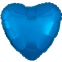 Balon foliowy serce niebieske 43cm