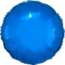 Balon foliowy okrogły niebieske 43cm