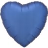 Balon foliowy serce Silk Lustre Azure Niebiesk
