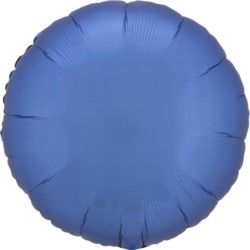 Balon foliowy okrągły Silk Lustre Azure Niebiesk