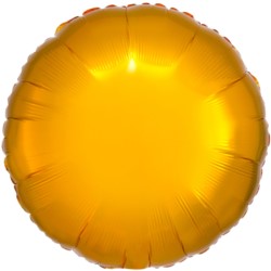 Balon foliowy okrągły złoty 43cm