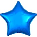 Balon foliowy gwiazda niebieska 43cm
