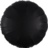 Balon foliowy okrągły Silk Lustre Black 43cm