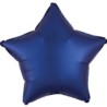 Balon foliowy gwiazda Silk Lustre Navy Niebieski