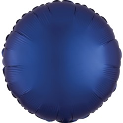 Balon foliowy okrągły Silk Lustre Navy Niebieski