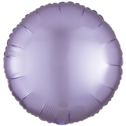 Balon foliowy okrągły Silk Lustre Pastel Lilac