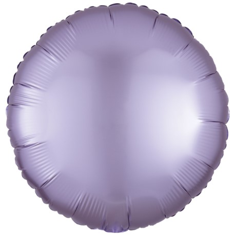 Balon foliowy okrągły Silk Lustre Pastel Lilac