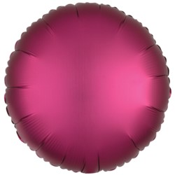 Balon foliowy okrągły Silk Lustre Pomegranate