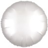 Balon foliowy okrągły Silk Lustre White 43cm