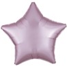 Balon foliow gwiazda Silk Lustre Pastel Różowy