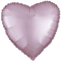 Balon foliow serce Silk Lustre Pastel Różowy