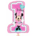 Balon foliowy super ksztalt Minnie 1 urodziny