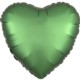 Balon foliowy serce, "Satin Luxe Emerald"