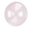 Balon foliowy, Clearz Crystal Light Pink 1szt.