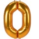 Balon Cyfra Jumbo 78cm x 134cm "0" złota