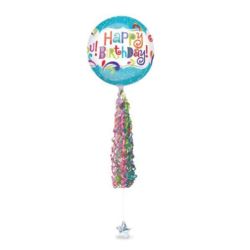 Ozdoba do balona multi kolor 15x86 cm