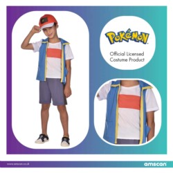 Kostium dla dzieci Pokemon Ash 4 - 6 lat