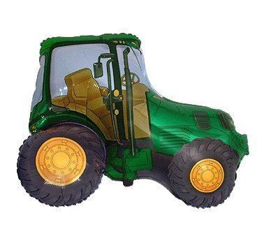 Balon, foliowy 24" FX - "Traktor" zielony
