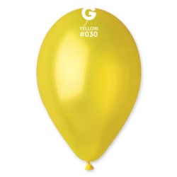 Balon GM90 metal 10"-"żółty"/ 100 szt.