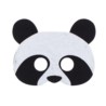 Maska filcowa "Panda", rozm. 17.5 x 14.5 cm