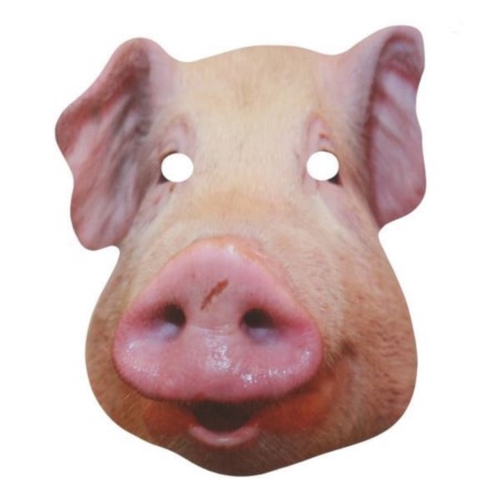 Maska papierowa "Świnia"