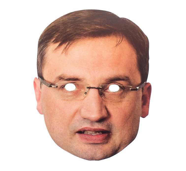 Maska papierowa "Zbigniew Ziobro"