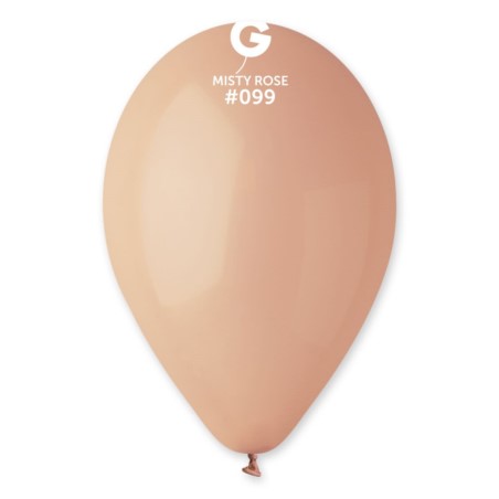 Balon G90 pastel 10" - różowe mgliste 99/ 100 szt