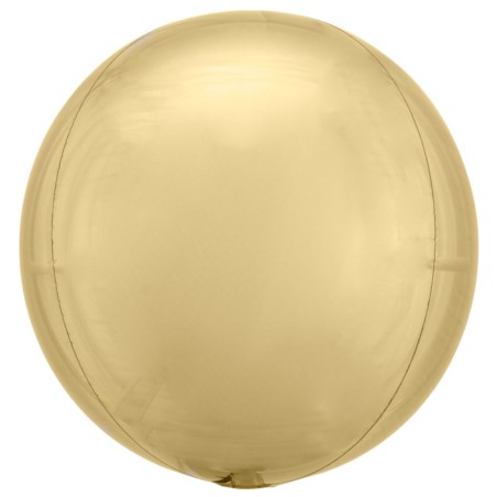 Balon foliowy Orbz White Gold 15" / 1szt.
