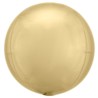 Balon foliowy Orbz White Gold 15" / 1szt.