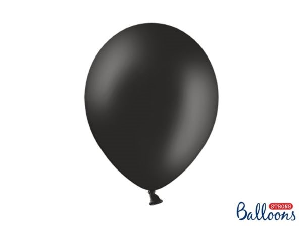 Balony Strong 30 cm Pastel Black, 10 szt.