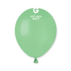 Balon A50 pastel 5" - zielony miętowy/100 szt.