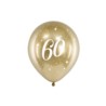 Balony Glossy 30cm, 60, złoty