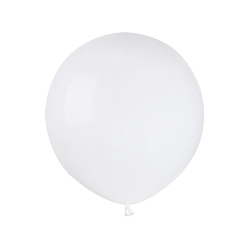 Balony G150 pastel - Białe/ 5 szt.