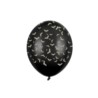 Balony 30 cm, Nietoperze, Pastel Black / 6szt.