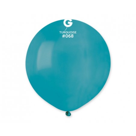 Balony G150 pastel 19" - turkusowo-niebieskie 68