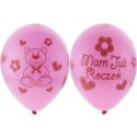 Balony Premium "Moje 1 urodziny(różowy) 12" 5 szt.