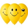 Balony Premium "3 Uśmiechy", żółte 12" / 5 szt.