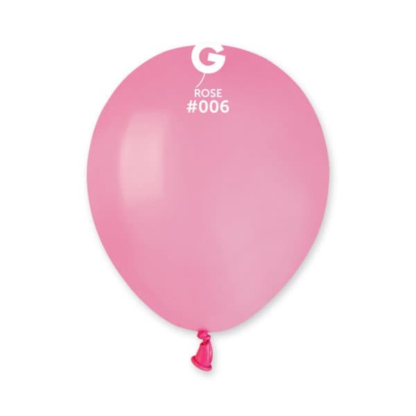 Balon A50 pastel 5" - "różowy" /100 szt.