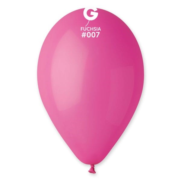 Balon G90  pastel 10" - "różowy ciemny" / 100