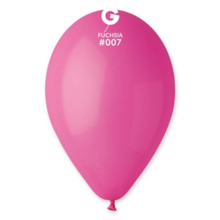Balon G90  pastel 10" - "różowy ciemny" / 100