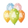 Balony Premium Hel z nadr. 4, 13 cali/ 5 szt.