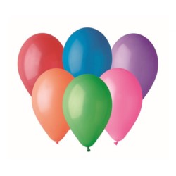 Balony G120 pastel 13" - różnokolorowe 80 / 50 szt