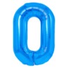 Balony foliowe ciemno niebieskie 100cm "0"