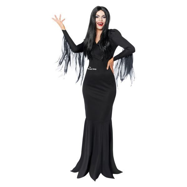 Strój dla dorosłych Morticia Addams rozmiar M