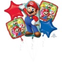 Bukiet balonów foliowych "Mario Bros" 5 szt.