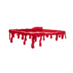 Naszyjnik imitacja krwi Halloween 44,5cm
