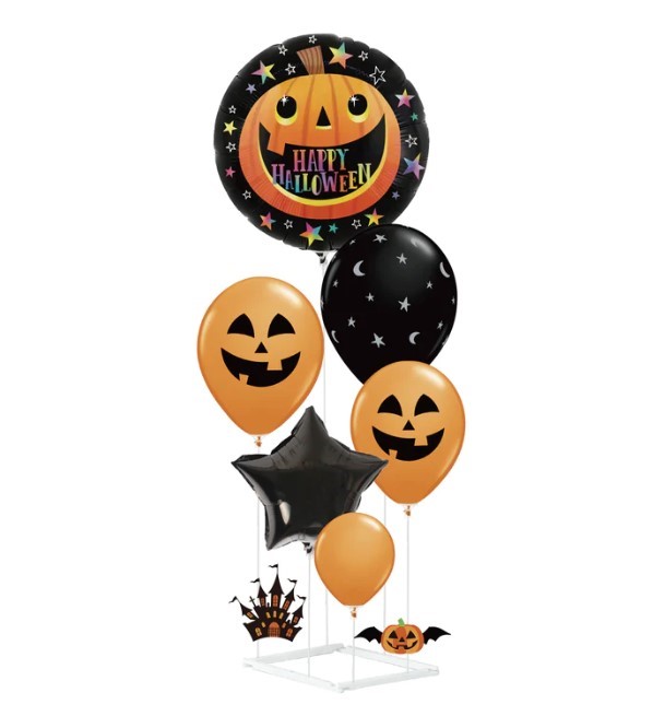 Balony Halloween 6szt. zestaw ze stojakiem DIY